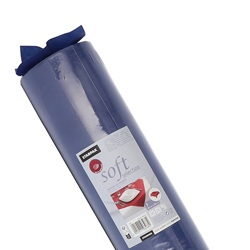 1 Tischdecke, stoffähnlich, Vlies "soft selection" 40 m x 0,9 m dunkelblau 48 Tischdecke, stoffähnlich, Vlies "soft selection" 40 m x 0,9 m dunkelblau