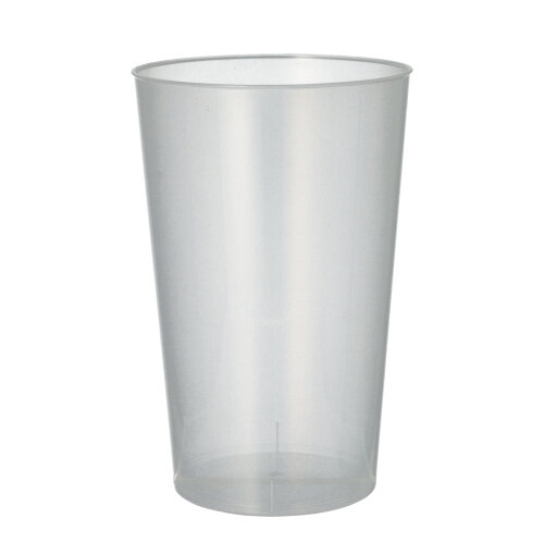 5760 Mehrweg-Trinkbecher PP 0,5 l Ø 9,1 cm · 14 cm transluzent unzerbrechlich