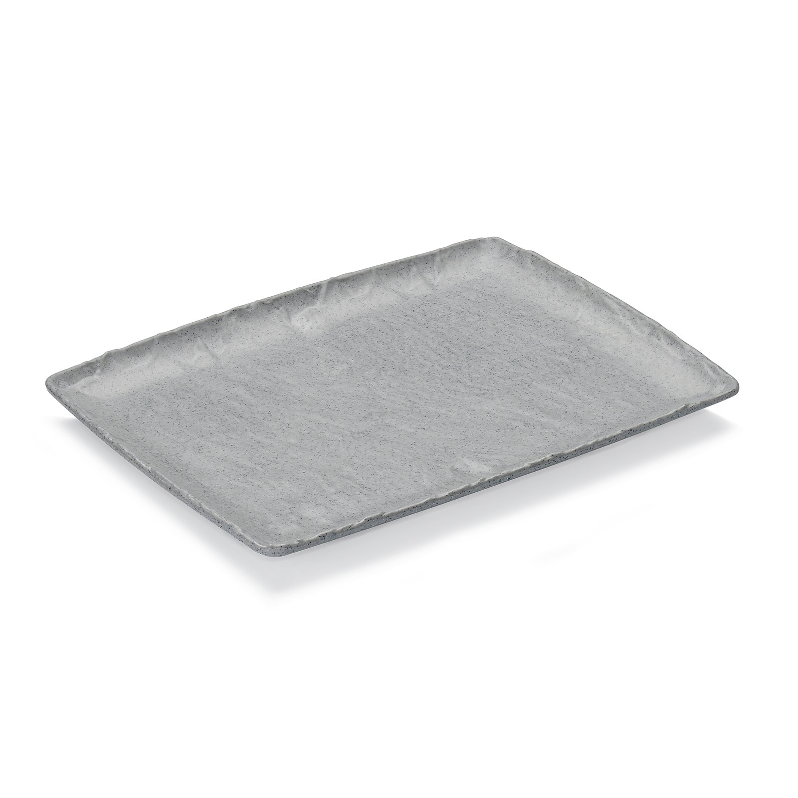 GN Buffetplatte 1/2 Q Squared, granitgrau, Melamin