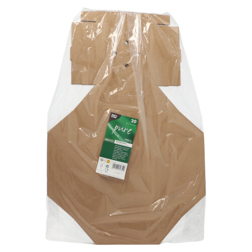 7200 Burgerboxen, Pappe "pure" 10 cm x 13 cm x 13 cm braun faltbar, klein