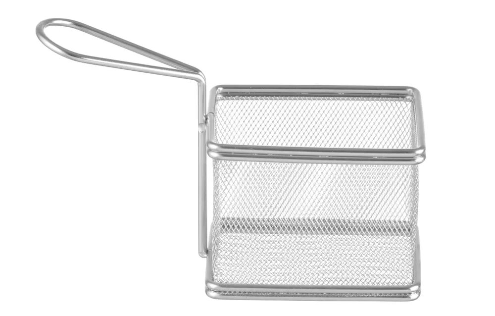 Miniatur-Snack-Frittierkörbe, 100x80x(H)75mm Miniatur-Snack-Frittierkörbe, 100x80x(H)75mm