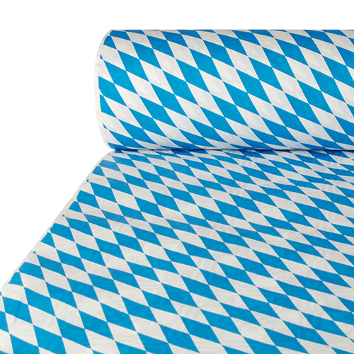 70 Papiertischtuch mit Damastprägung 50 m x 1 m "Bayrisch Blau"