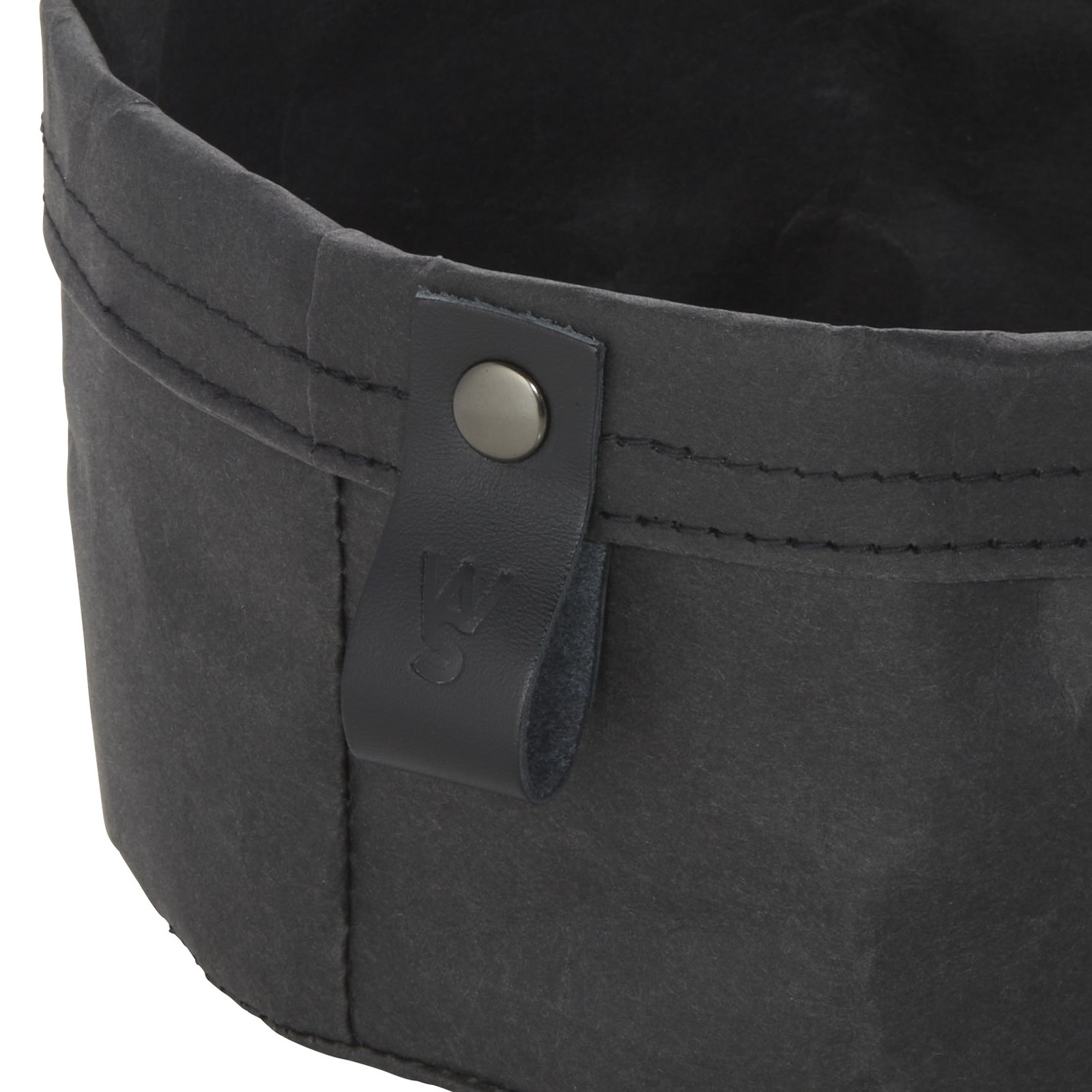 Brottasche CRAFT & CRUMBLE, Ø 17 cm, Höhe 11 cm, schwarz, Kraft Paper Brottasche CRAFT & CRUMBLE, Ø 17 cm, Höhe 11 cm, schwarz, Kraft Paper