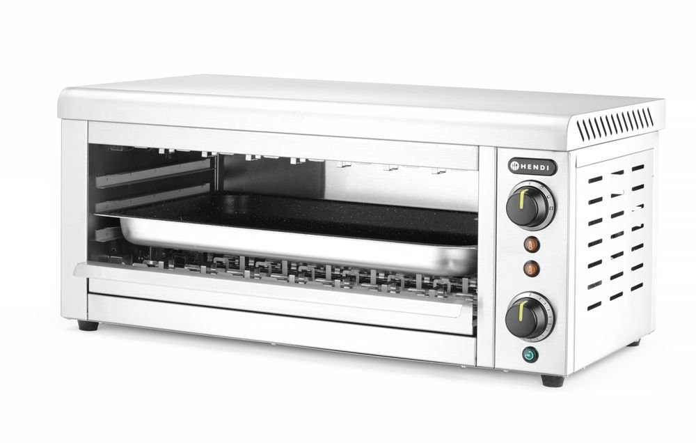 Salamander mit Quarz-Infrarotheizelement, HENDI, 230V/3645W, 689x397x(H)318mm Salamander mit Quarz-Infrarotheizelement, HENDI, 230V/3645W, 689x397x(H)318mm