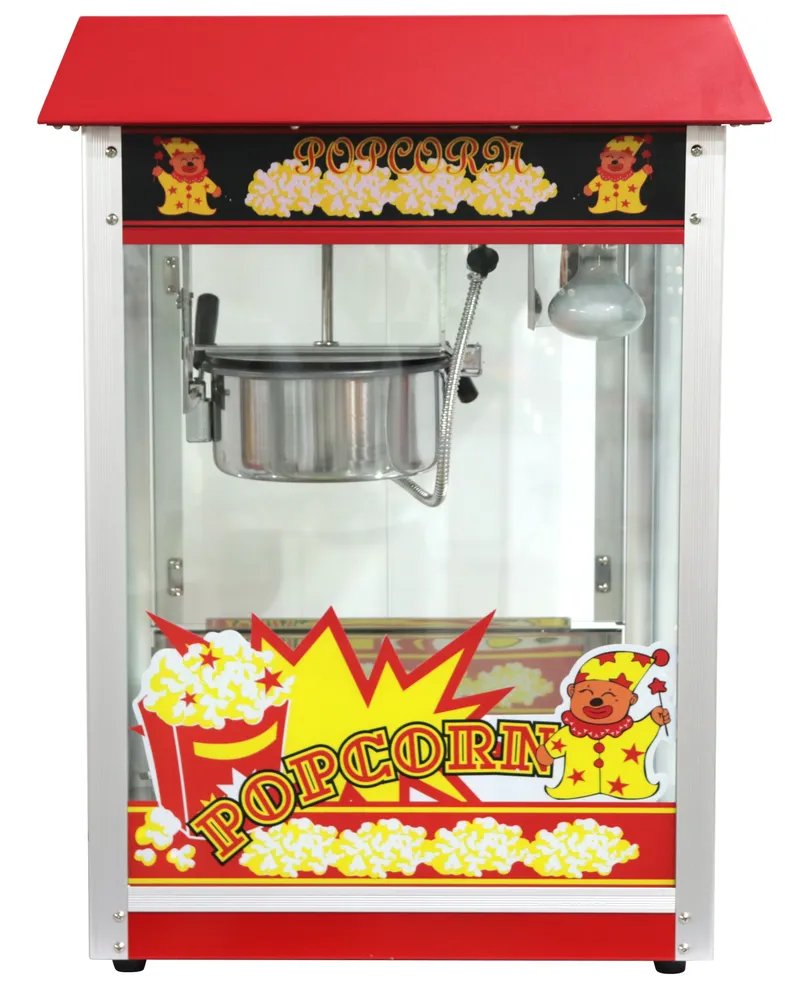 Popcorn-Maschine, Rot, 230V/1500W, 574x420x(H)778mm Popcorn-Maschine, Rot, 230V/1500W, 574x420x(H)778mm