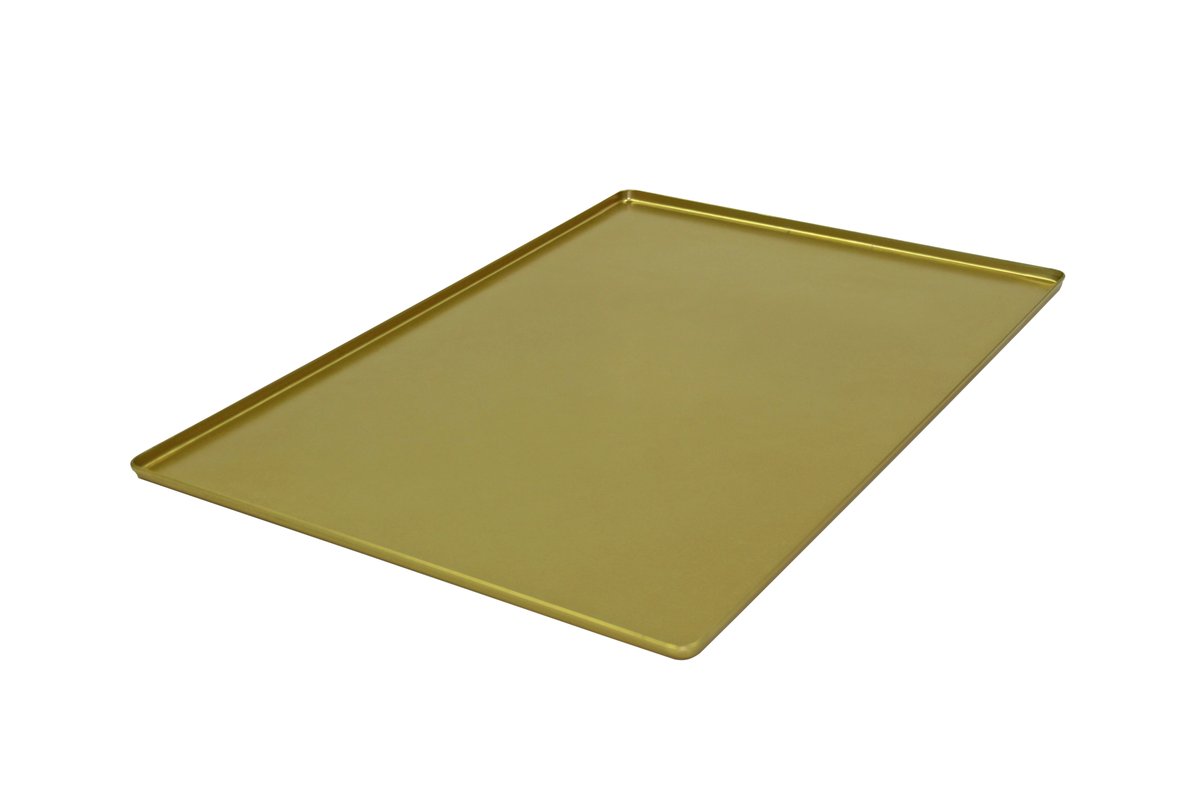 Ausstell-/Thekenblech "GOLD" 400 x 10 mm Ausstell-/Thekenblech "GOLD" 400 x 10 mm
