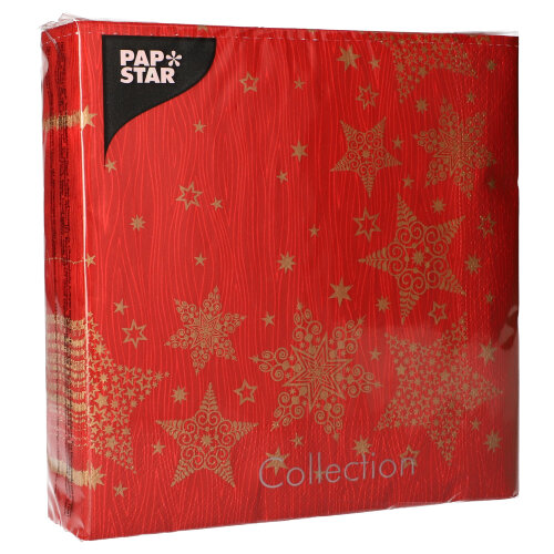 50 Servietten, 3-lagig 1/4-Falz 40 cm x 40 cm "Christmas Shine" 14000 Servietten, 3-lagig 1/4-Falz 40 cm x 40 cm "Christmas Shine"