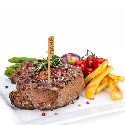 192000 Steak-Marker "pure" 9 cm "RARE"