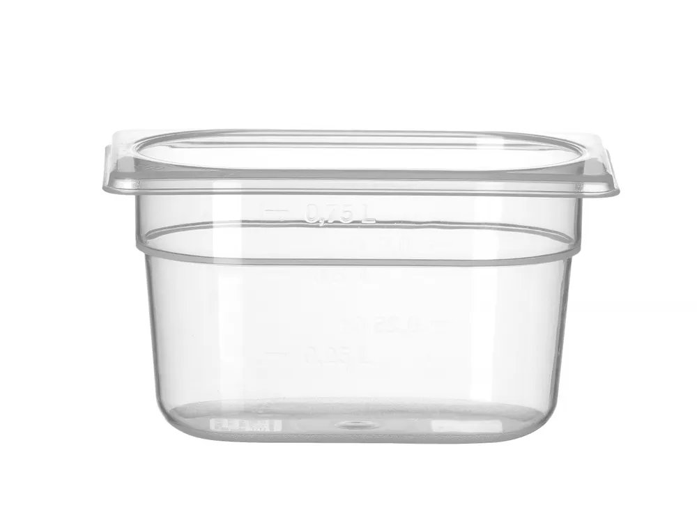 Gastronorm-Behälter 1/9, Profi Line, 1,0, GN 1/9, 1L, Transparent, 176x108x(H)100mm