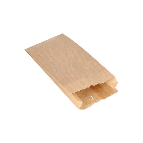 120000 Papierfaltenbeutel gefädelt Kraftpapier 21 cm x 10 cm x 5 cm braun Füllinhalt 0,5 kg