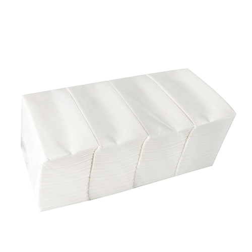 14400 Bestecktaschen, Airlaid 40 cm x 33 cm weiss mit Besteckfalz