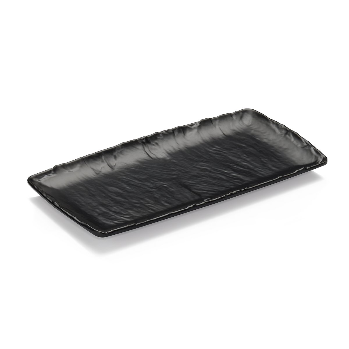 GN Buffetplatte 1/3 Q Squared, schwarz, Melamin