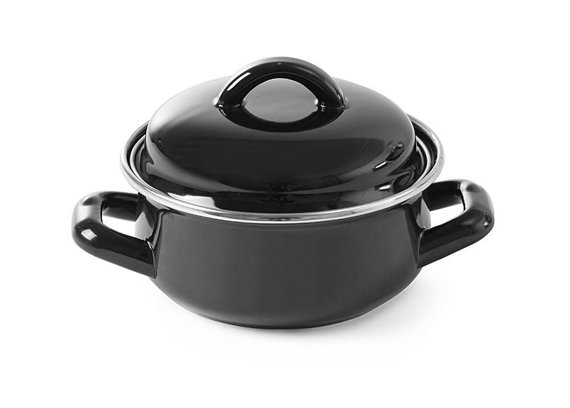 Suppen-/Saucentöpfchen - mit Deckel, HENDI, blau, 0,5L, Blau, ⌀115x(H)95mm