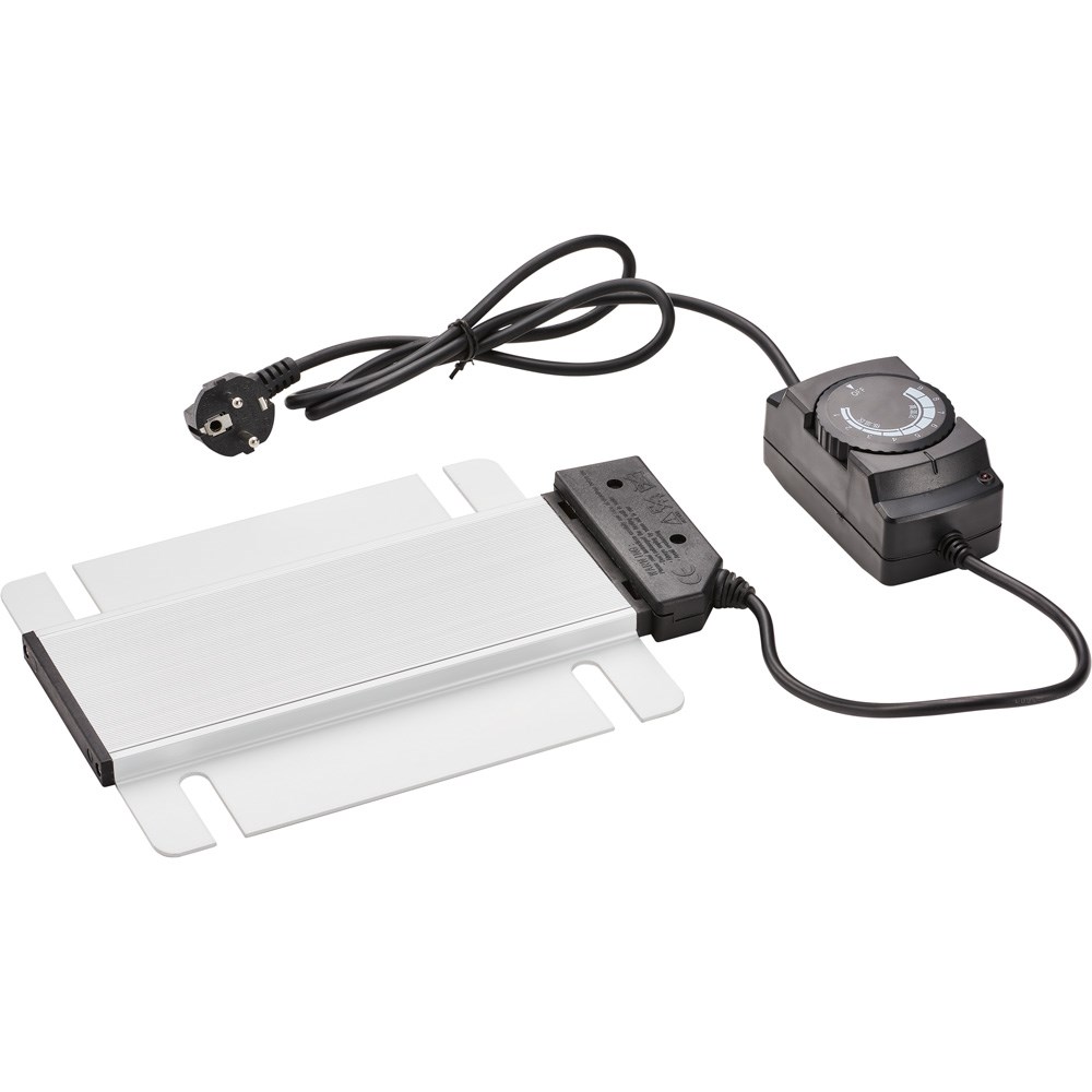 Elektro Heizelement, mit Steuerknopf, 0,40 kW, 230 x 200 mm (BxT)