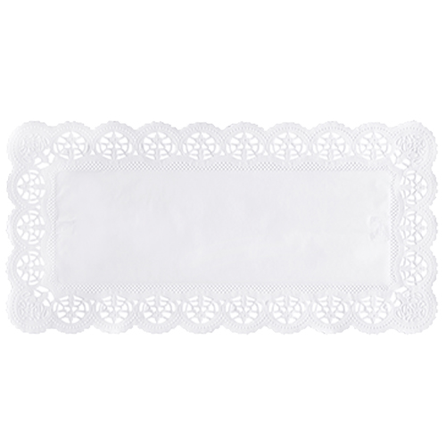 100000 Spitzenpapiere eckig 34 cm x 17 cm weiss