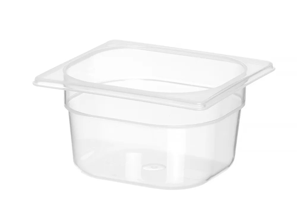 Gastronorm-Behälter 1/6, Profi Line, GN 1/6, 1,6L, Transparent, 176x162x(H)100mm Gastronorm-Behälter 1/6, Profi Line, GN 1/6, 1,6L, Transparent, 176x162x(H)100mm