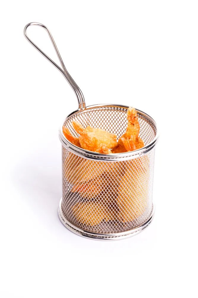 Miniatur-Snack-Frittierkörbe, 90x90x(H)90mm