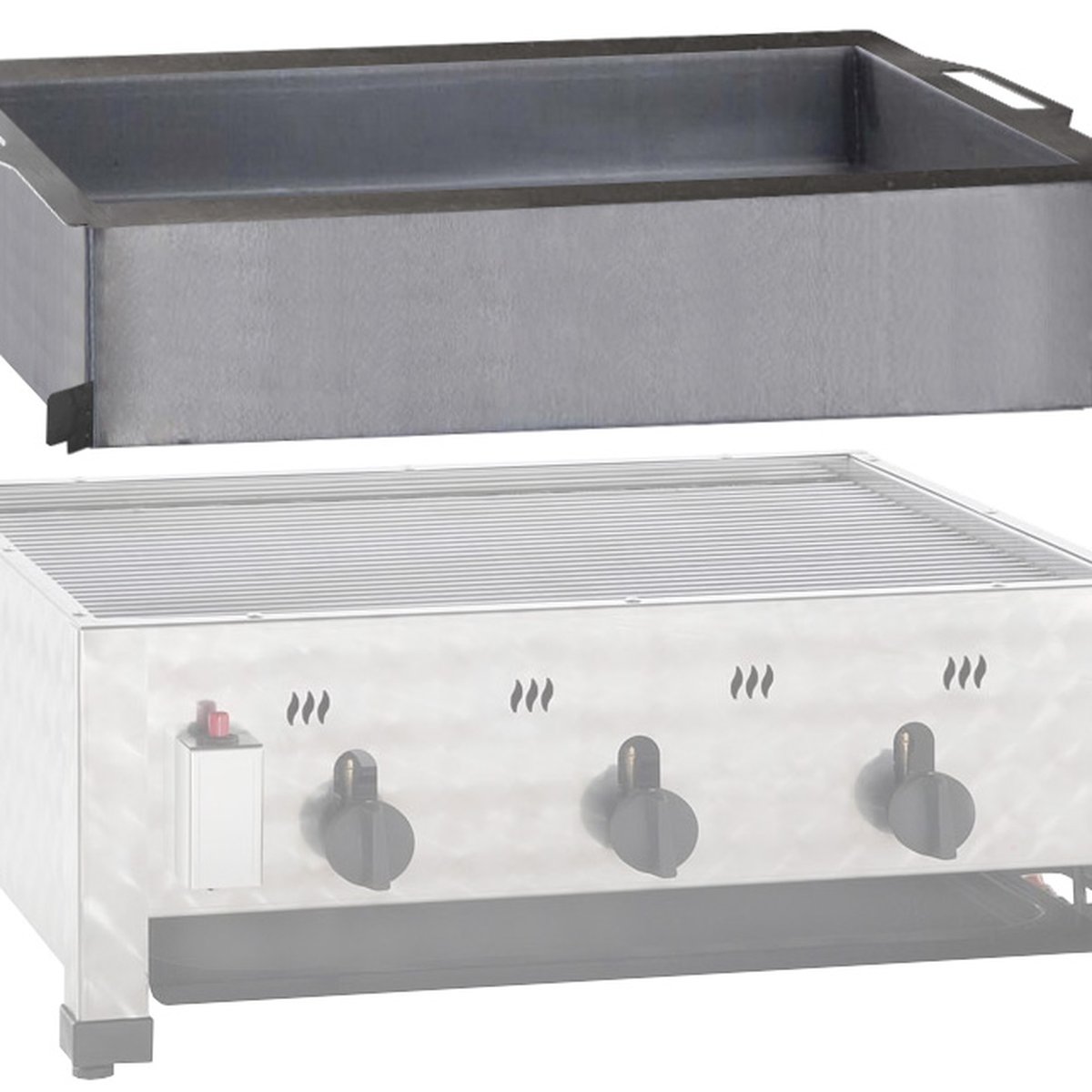 Frittierpfanne für Gas-Kombi-Bräter 3 Frittierpfanne für Gas-Kombi-Bräter 3