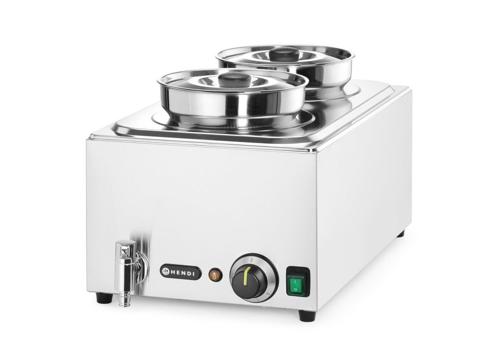 Set: Bain-Marie Ranger + 2x 4L Container mit Deckel, 8L, 220-240V/1000W, 604x332x(H)315mm