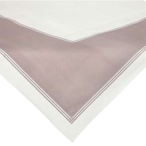2400 Mitteldecken, stoffähnlich, Vlies "soft selection plus" 80 cm x 80 cm grau "Frame"