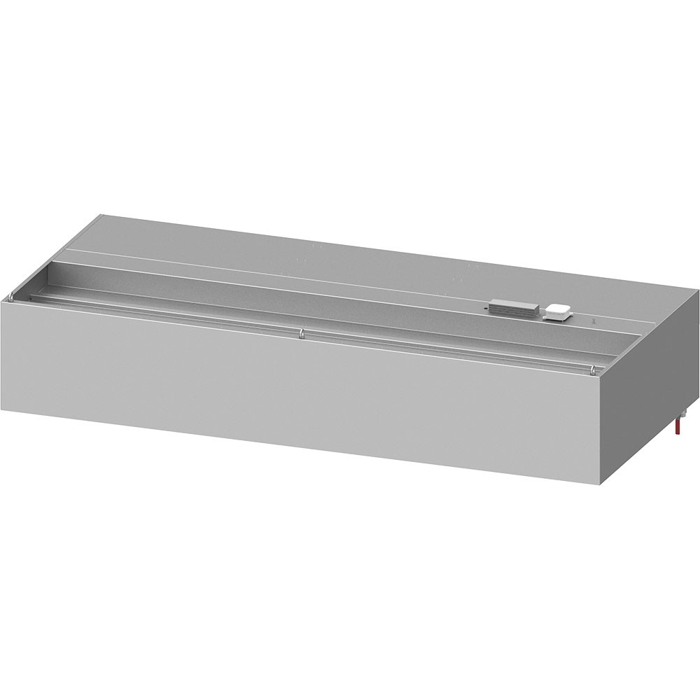 Wandhaube "Basic Line", Kastenform 2900 mm x 1400 mm mit Flammschutzfilter Typ B