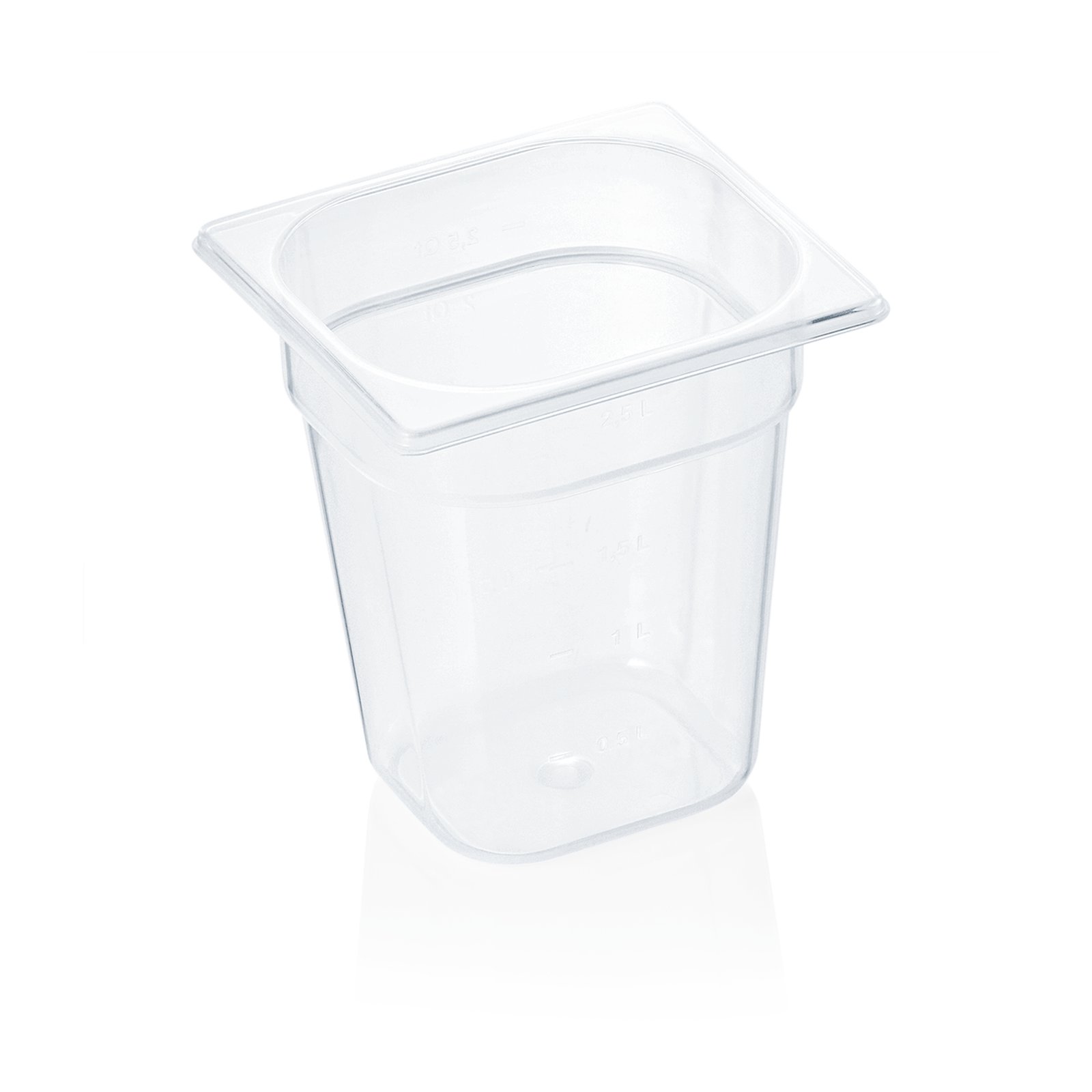 GN 1/6 Behälter 2,8 L, (H) 20 cm GN 1/6 Behälter 2,8 L, (H) 20 cm