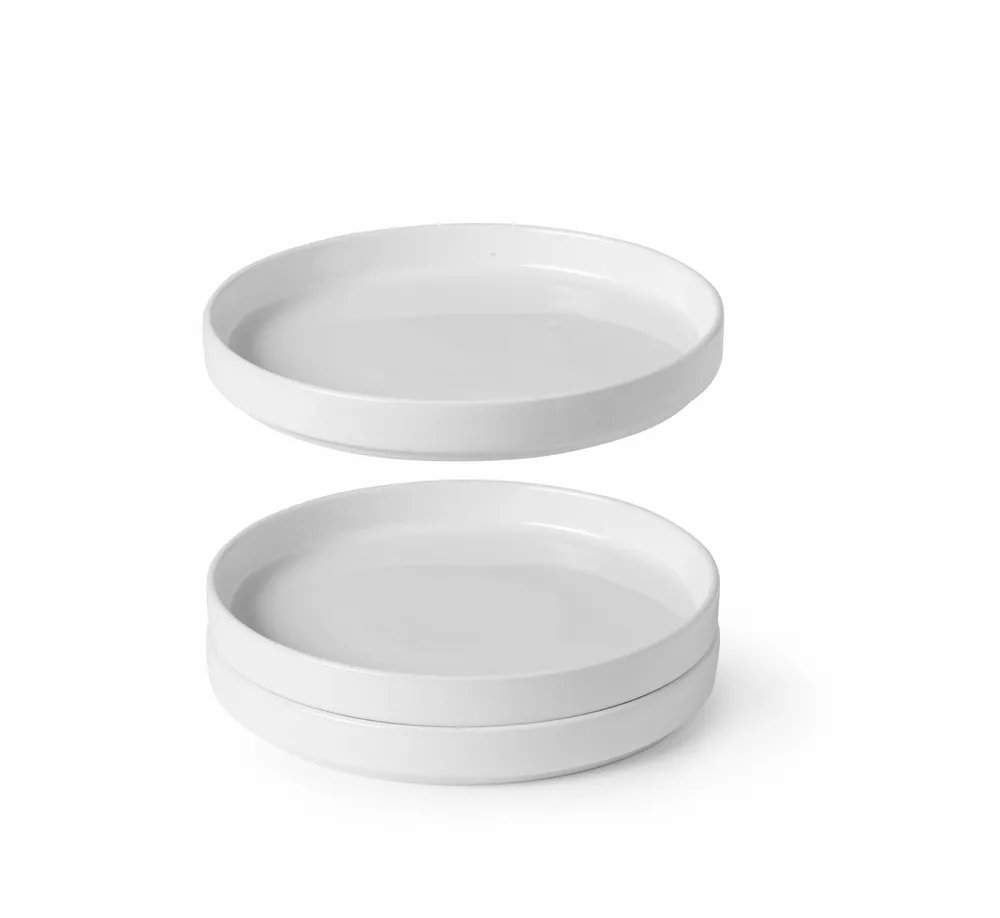 Teller Oslo, mit hohem Rand, Oslo, Weiß, ⌀240x(H)26mm Teller Oslo, mit hohem Rand, Oslo, Weiß, ⌀240x(H)26mm