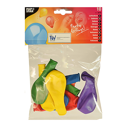 33600 Luftballons Ø 19 cm farbig sortiert "Rainbow"