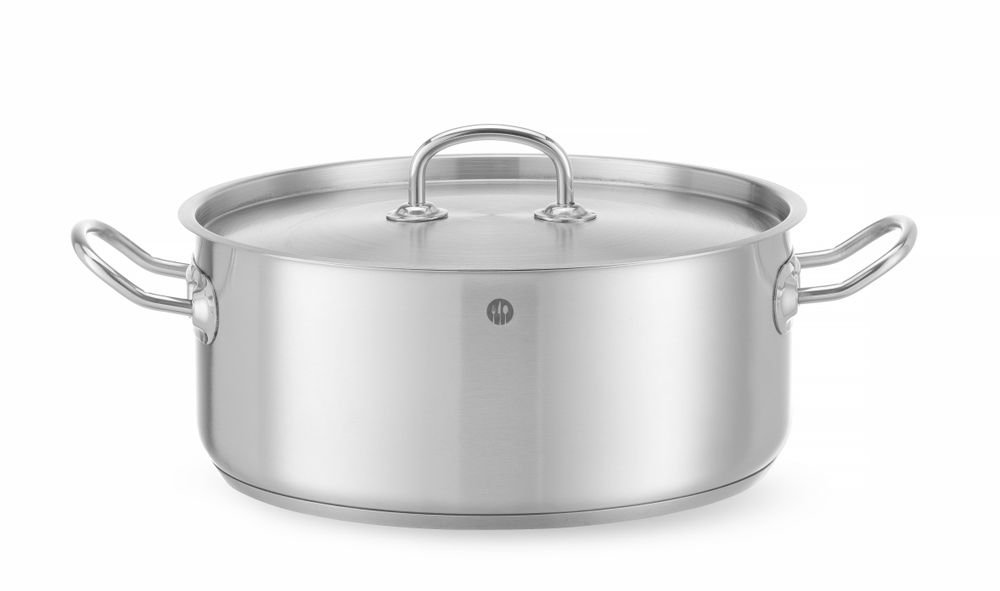 Bratentopf - mit Deckel, HENDI, Kitchen Line, 7,3L, ⌀280x(H)120mm Bratentopf - mit Deckel, HENDI, Kitchen Line, 7,3L, ⌀280x(H)120mm