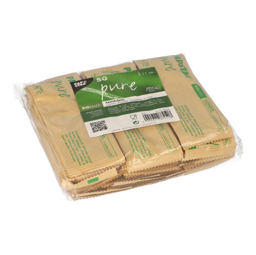 50 Kaffeelöffel, Holz "pure" 11 cm einzeln verpackt in Papierbeutel 42500 Kaffeelöffel, Holz "pure" 11 cm einzeln verpackt in Papierbeutel