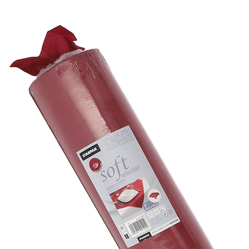 48 Tischdecke, stoffähnlich, Vlies "soft selection" 40 m x 0,9 m bordeaux