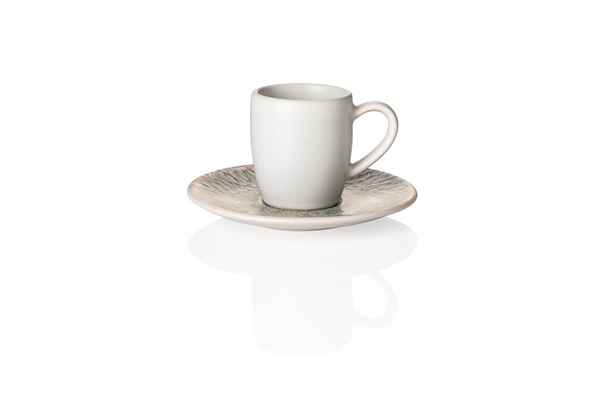 Espresso- und Untertasse Set ROCKZZERO, 80 ml, iris Espresso- und Untertasse Set ROCKZZERO, 80 ml, iris