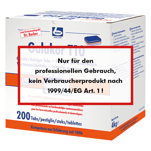 Dr. Becher Galakor T10 Geschirr Reiniger Tabs 4 KG Dr. Becher Galakor T10 Geschirr Reiniger Tabs 4 KG