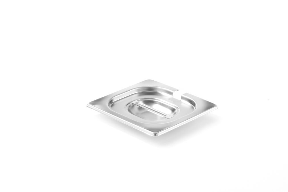 Gastronorm-Deckel mit Löffelaussparung, HENDI, Profi Line, GN 1/6, 176x162mm