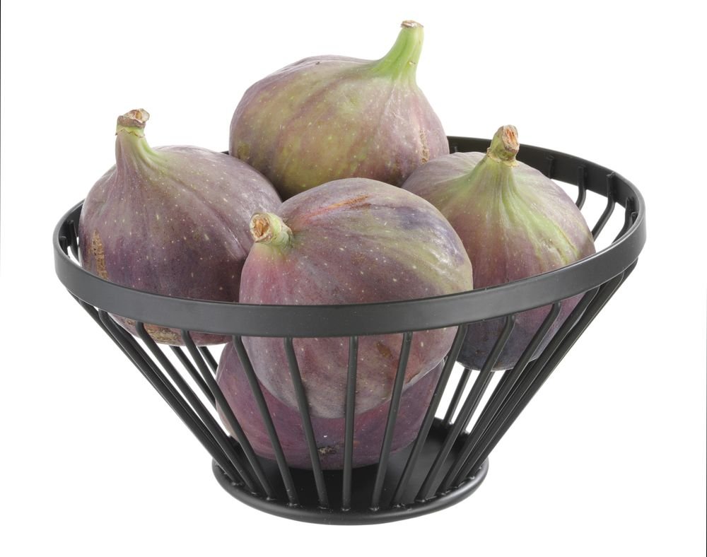 Obstkorb, abgerundet schwarz, ⌀150x(H)80mm