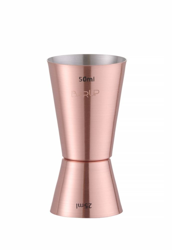 Barmaß 25/50 ml, BarUp, Kupfer, ⌀42x(H)86mm