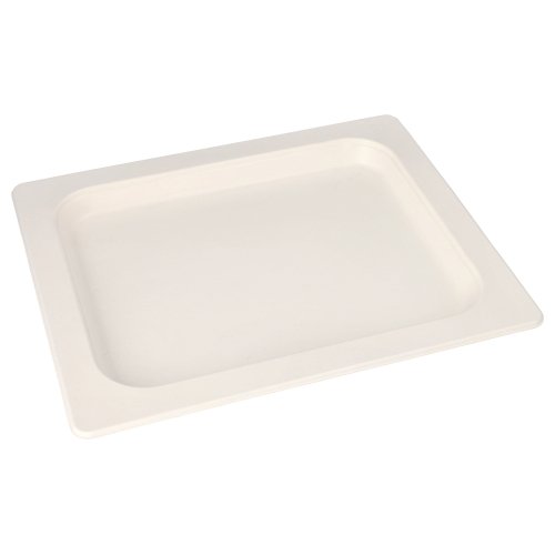 2400 Servierplatten, Zuckerrohr GN 1/2 2 cm x 32,4 cm x 26,4 cm weiss