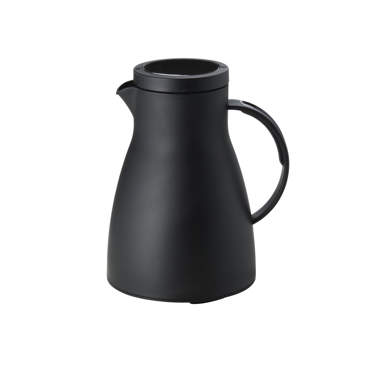 Isolierkanne, 0,7 ltr., Ø 12,5 cm, Höhe 19,5 cm, schwarz, Polypropylen Isolierkanne, 0,7 ltr., Ø 12,5 cm, Höhe 19,5 cm, schwarz, Polypropylen