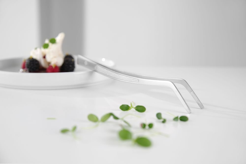 Pinzette, geschwungen, HENDI, (L)240mm