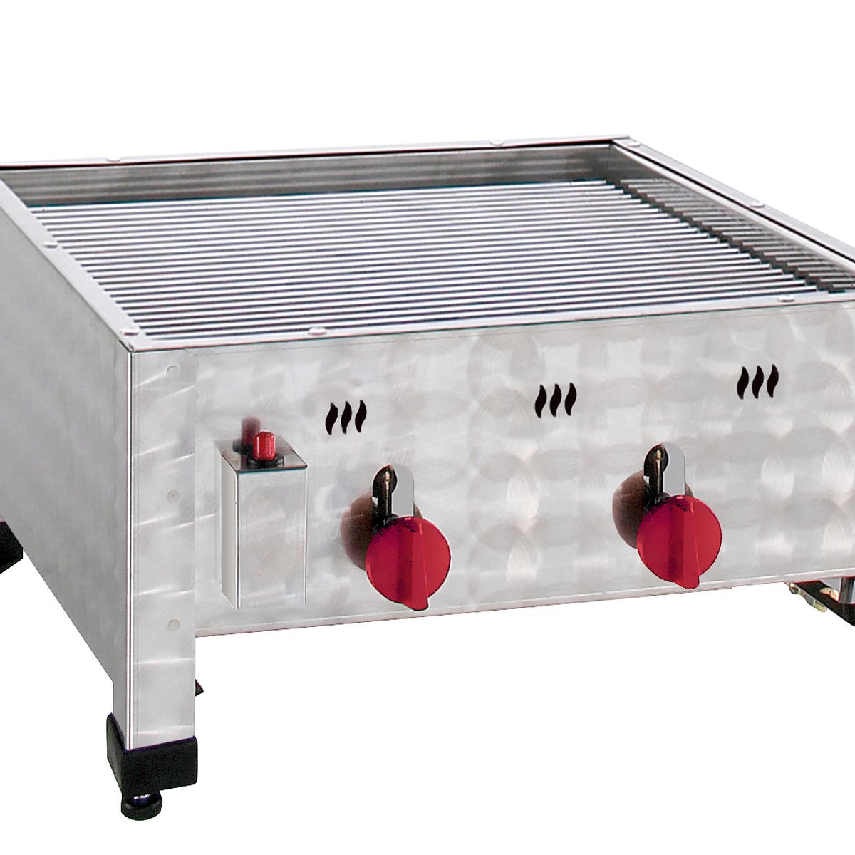 Gas-Kombi-Tischbräter 2 2 Brenner Gas-Kombi-Tischbräter 2 2 Brenner