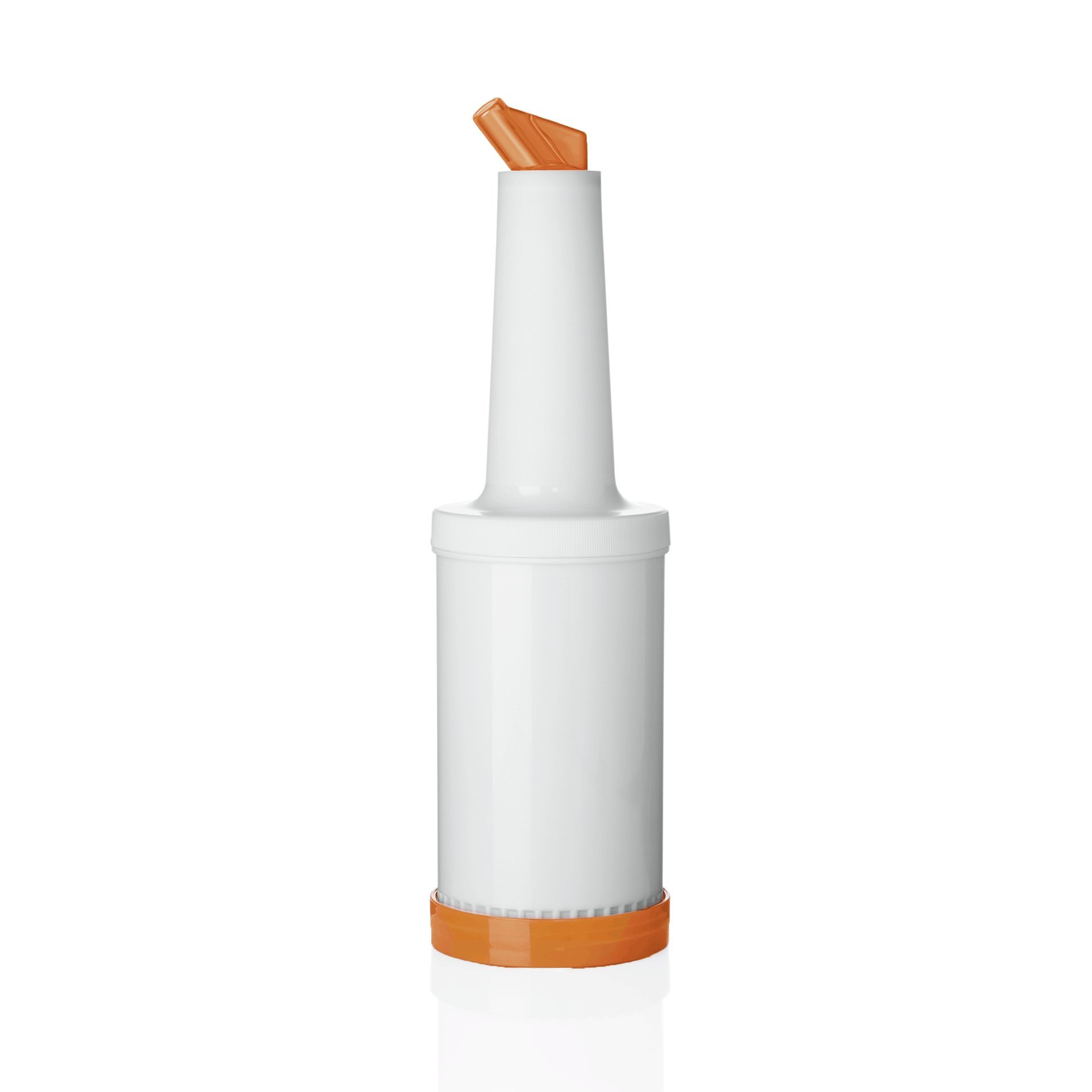 Dosier- und Vorratsflasche 1 L Höhe 32 cm orange