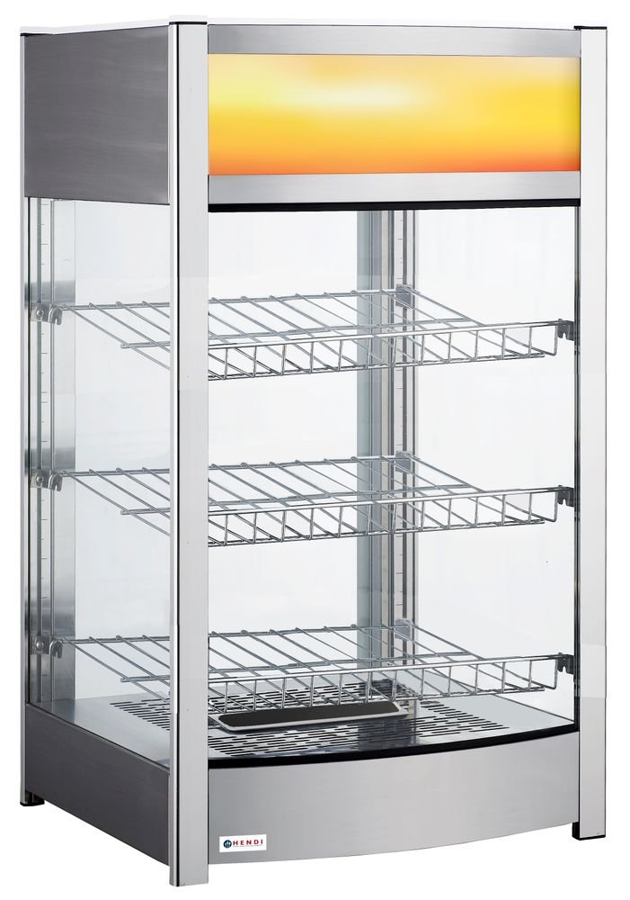 Warmhaltevitrine, HENDI, 97 Liter, 230V/800W, 460x467x(H)785mm Warmhaltevitrine, HENDI, 97 Liter, 230V/800W, 460x467x(H)785mm