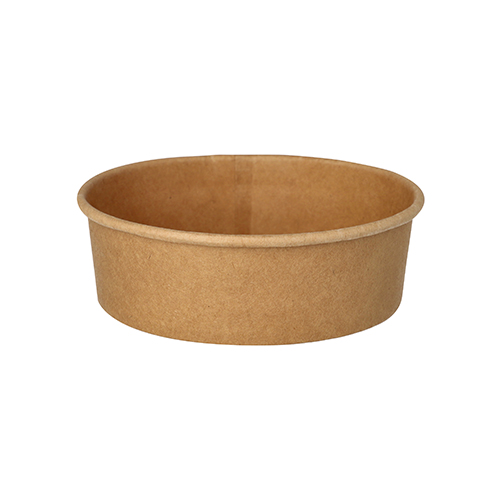 3000 Salatschalen, Pappe rund 500 ml Ø 15 cm · 4,6 cm braun