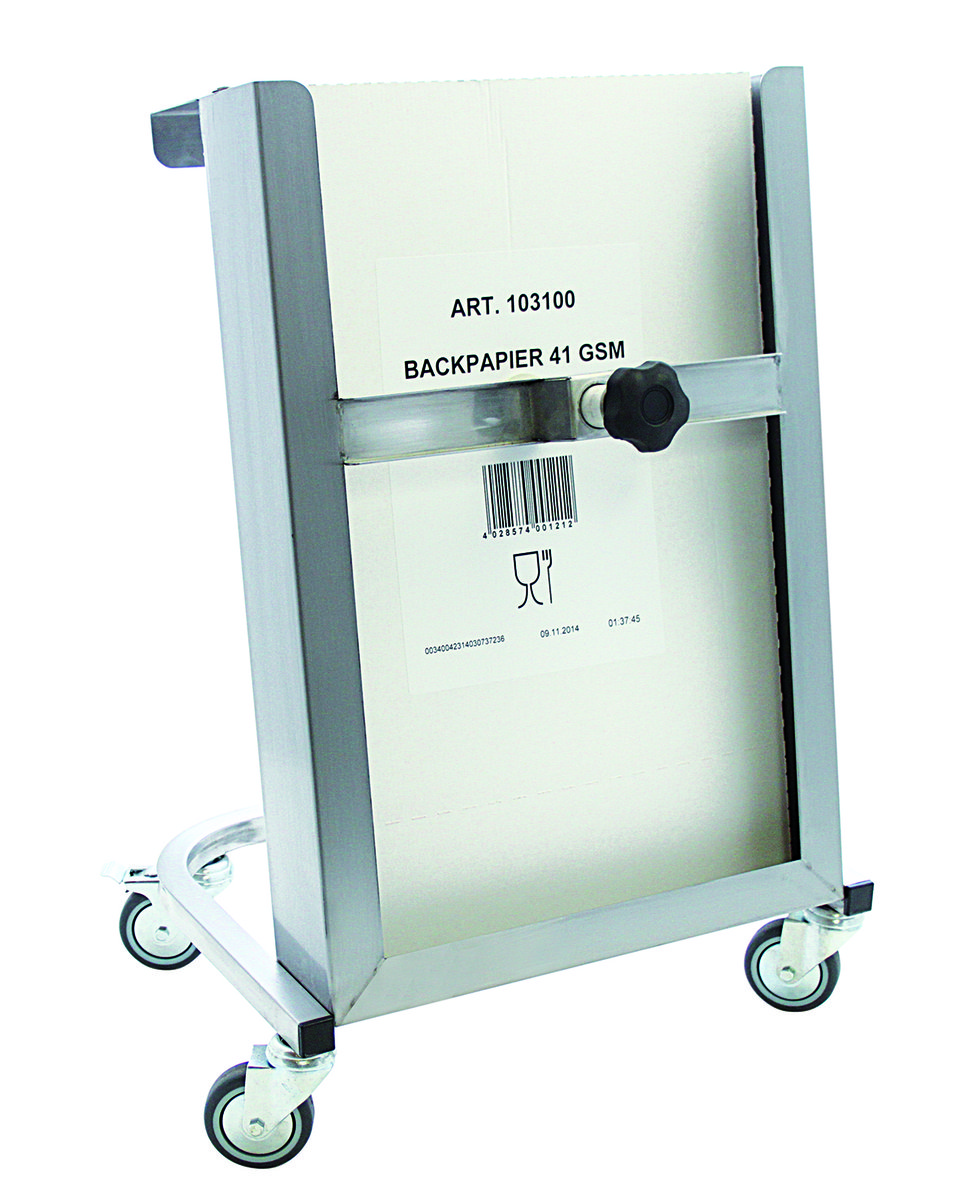 Fahrgestell für Backtrennpapier 400 x 600 mm