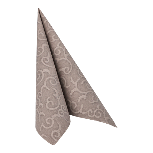 160 Servietten "ROYAL Collection" 1/4-Falz 40 cm x 40 cm grau "Casali" 12000 Servietten "ROYAL Collection" 1/4-Falz 40 cm x 40 cm grau "Casali"