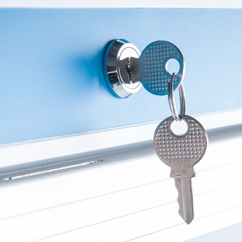 weißer Kühlschrank GT76 mit Glastür, 469 Liter