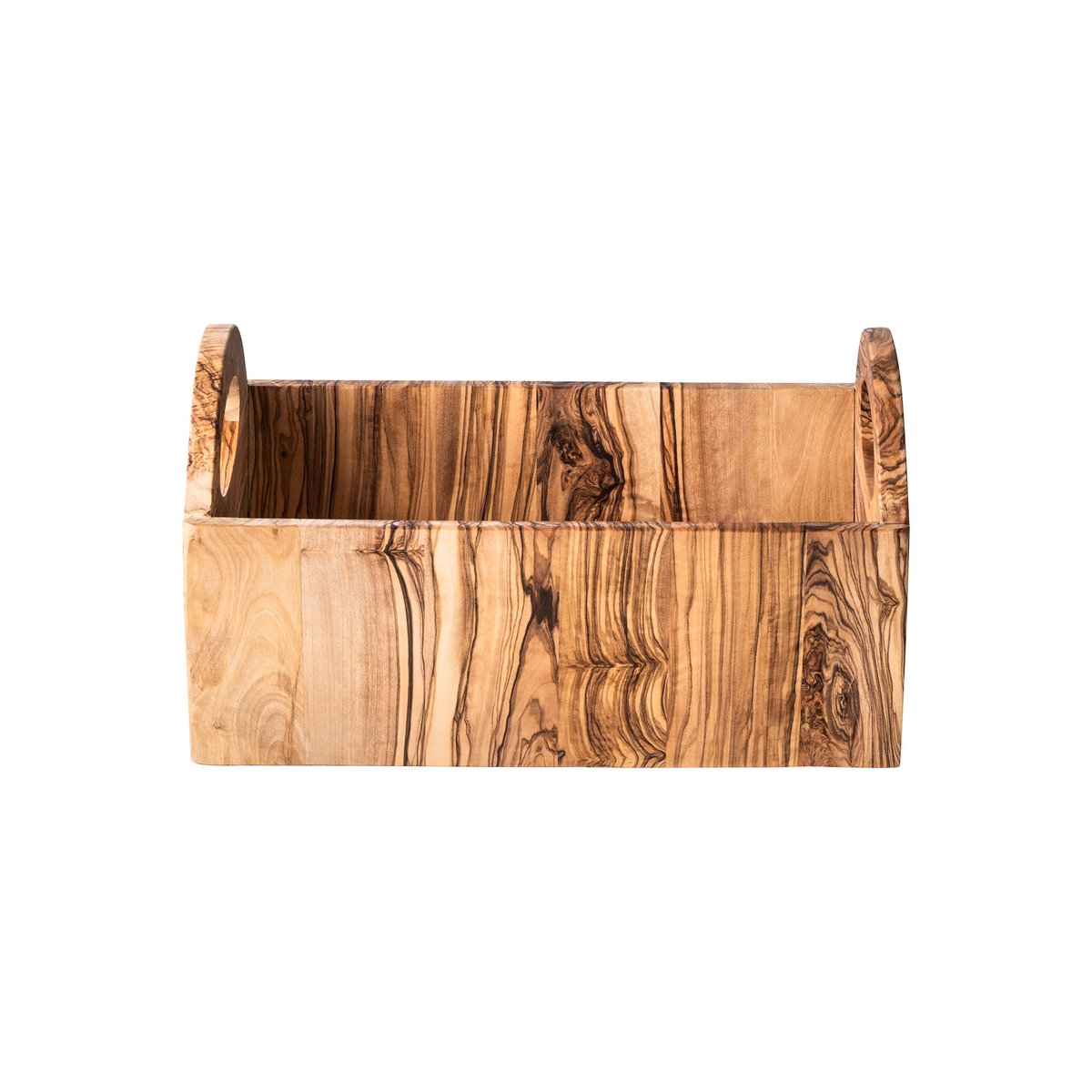 Servierbrett PURE OLIVE, mit Griff, Ø 25 cm, Olivenholz Servierbrett PURE OLIVE, mit Griff, Ø 25 cm, Olivenholz