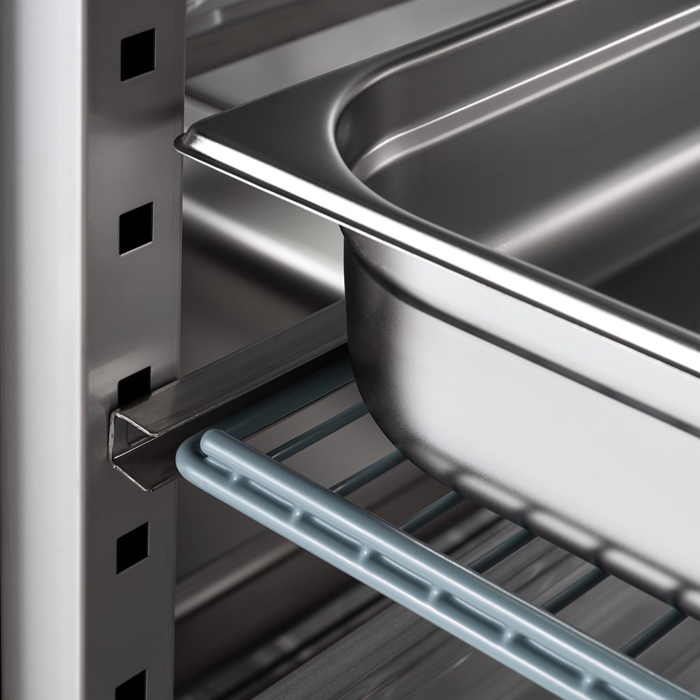 Starline Doppeltür-Tiefkühlschrank mit Rädern, GN 2/1