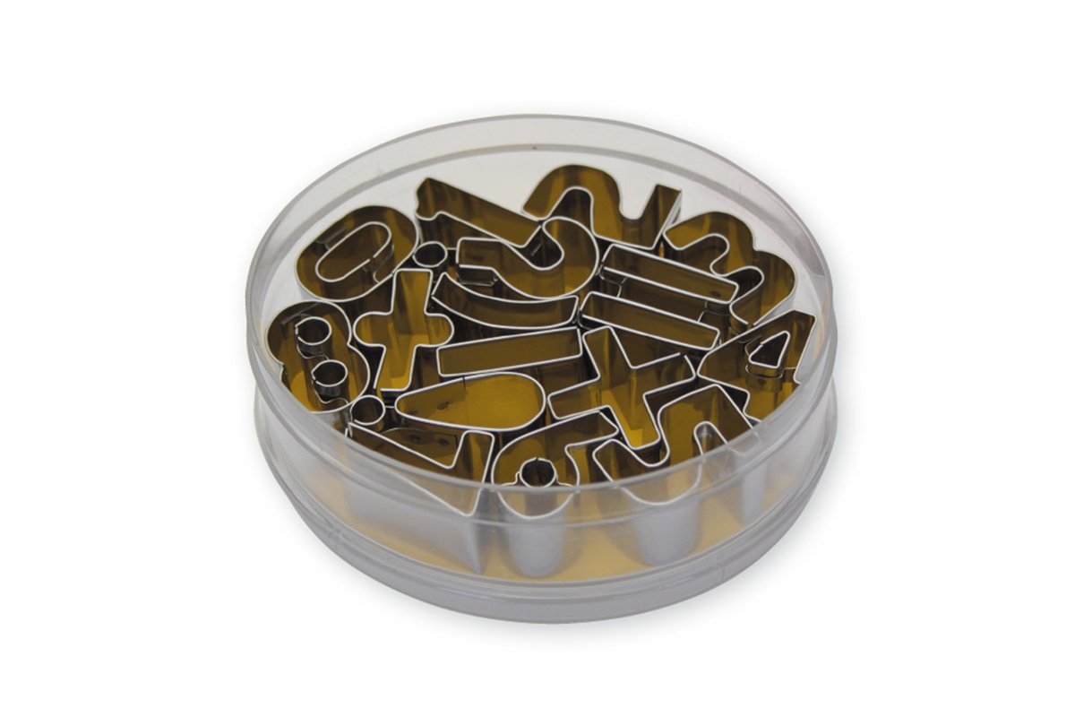 Dekor Ausstecher im Satz "Zahlen"