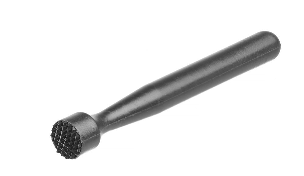 Cocktail-Stößel, BarUp, flach, Schwarz, ⌀34x207mm